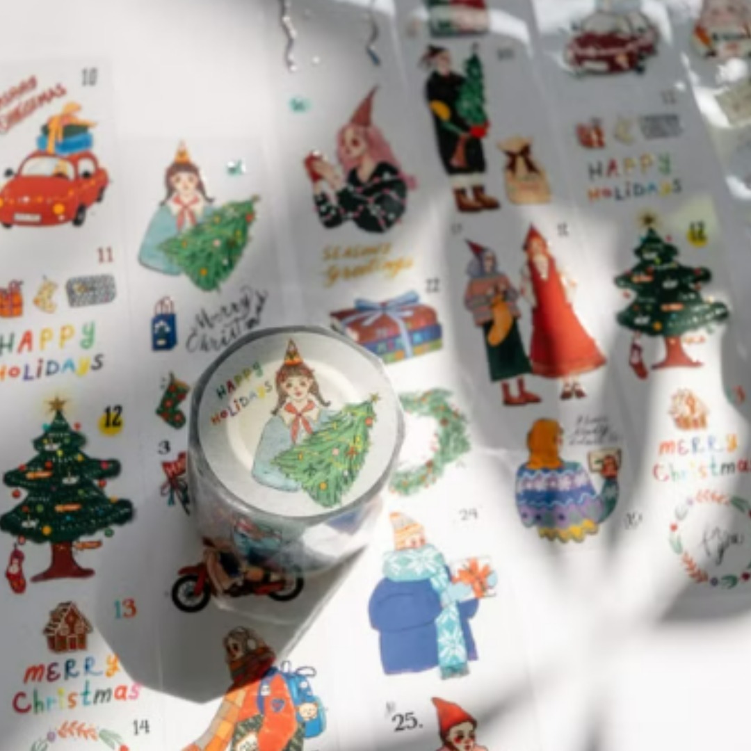 一起聖誕倒數 PET 膠帶｜甜蜜生活 La Dolce Vita 台灣