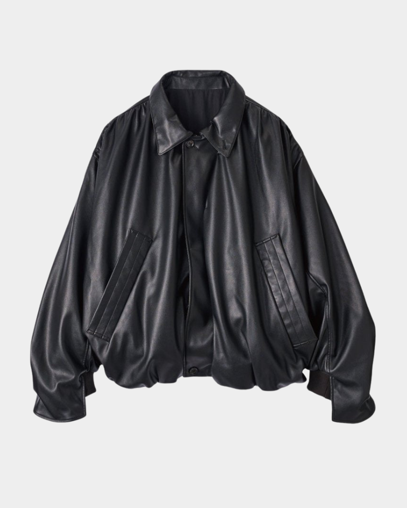 Knuth Marf - voluminous leather jacket (unisex) / 2COLO