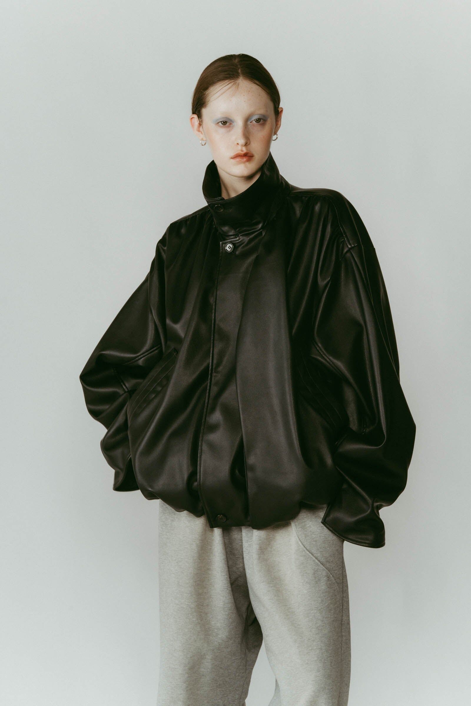 Knuth Marf - voluminous leather jacket (unisex) / 2COLO