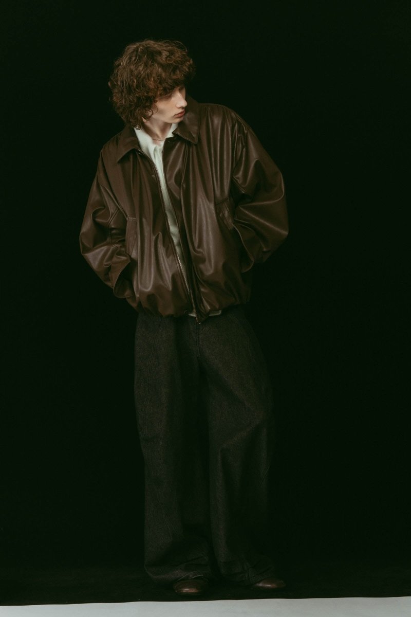 Knuth Marf - voluminous leather jacket (unisex) / 2COLO