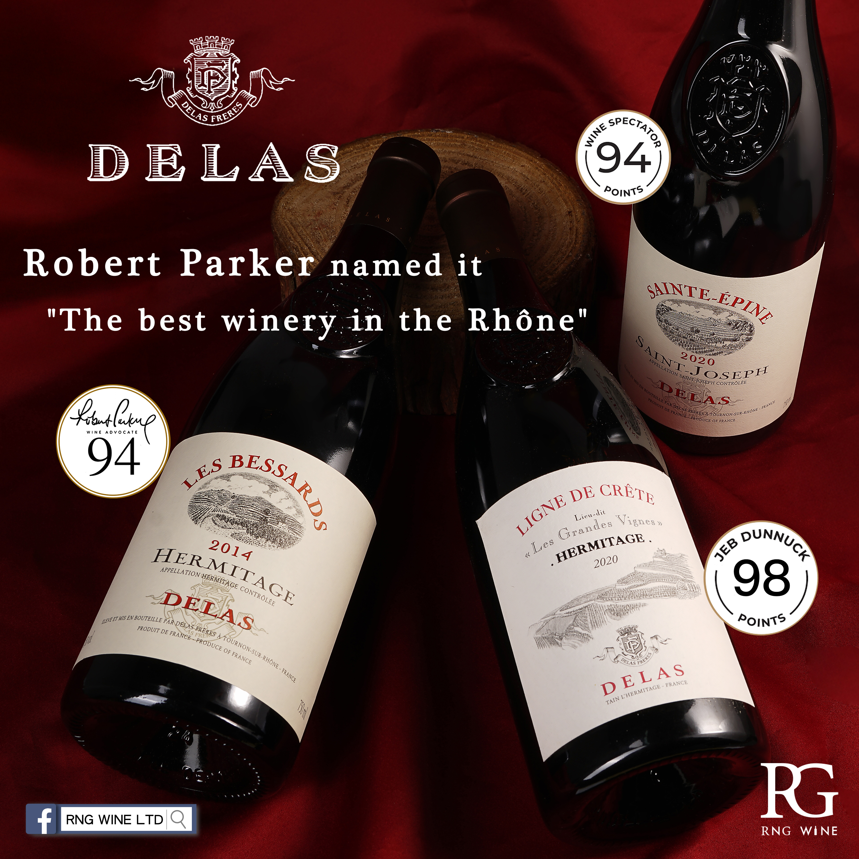 Delas Freres Saint-Joseph Sainte-Epine 2020 (WS94)