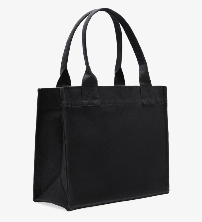 1VT1119-032 GANNI Puppy Large Tote Black #A7158 (B-EU-E)