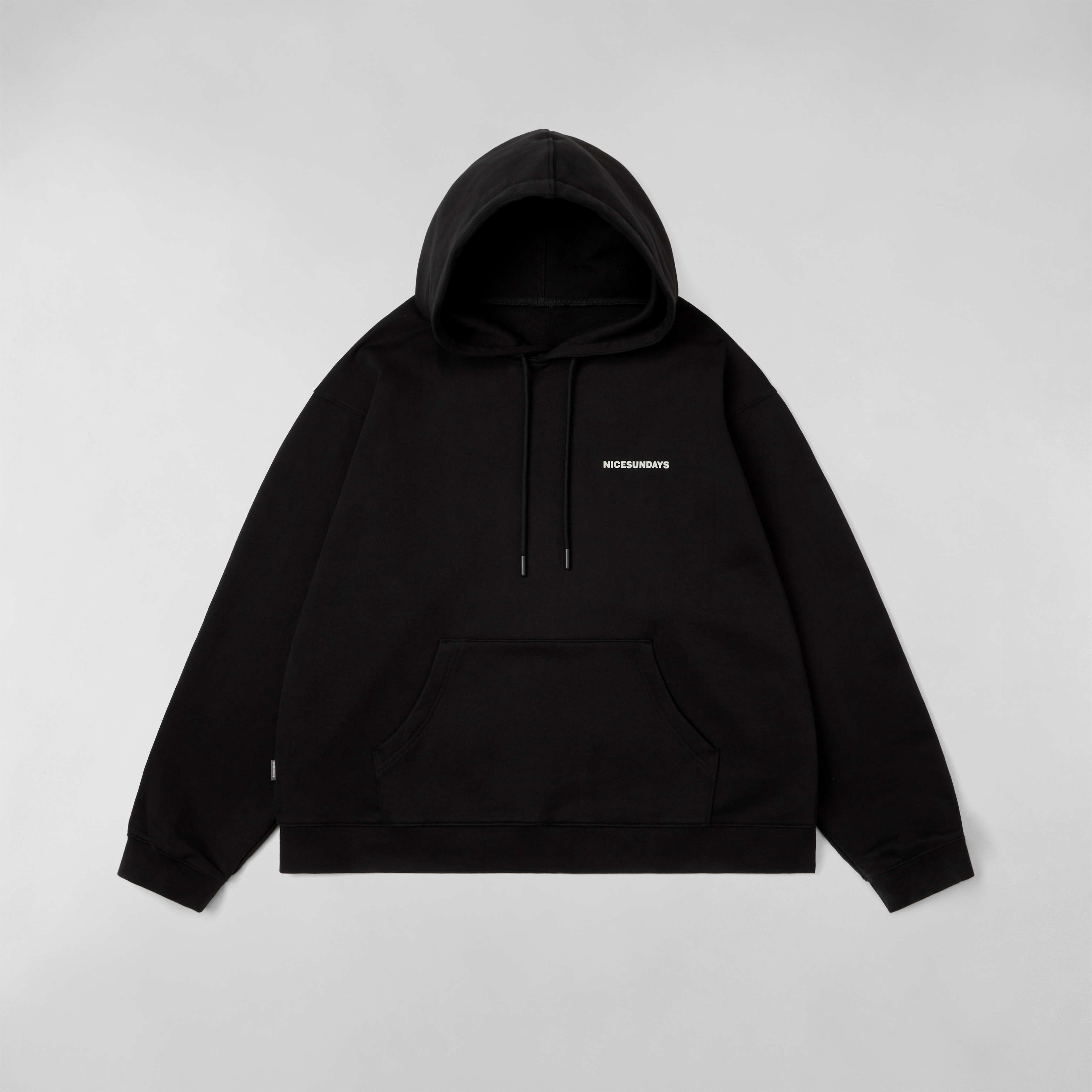 NICESUNDAYS | Classic Logo Hoodie "Black"