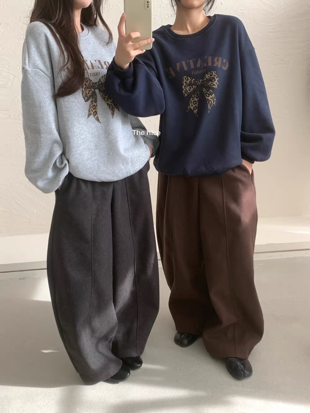 豹紋蝴蝶結圖Tee 9135