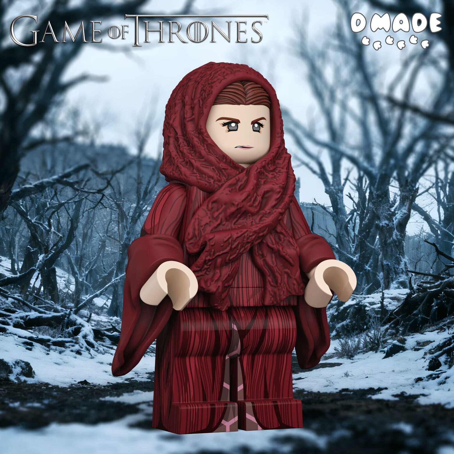 【預訂】【D made】紅袍女巫 梅麗珊卓