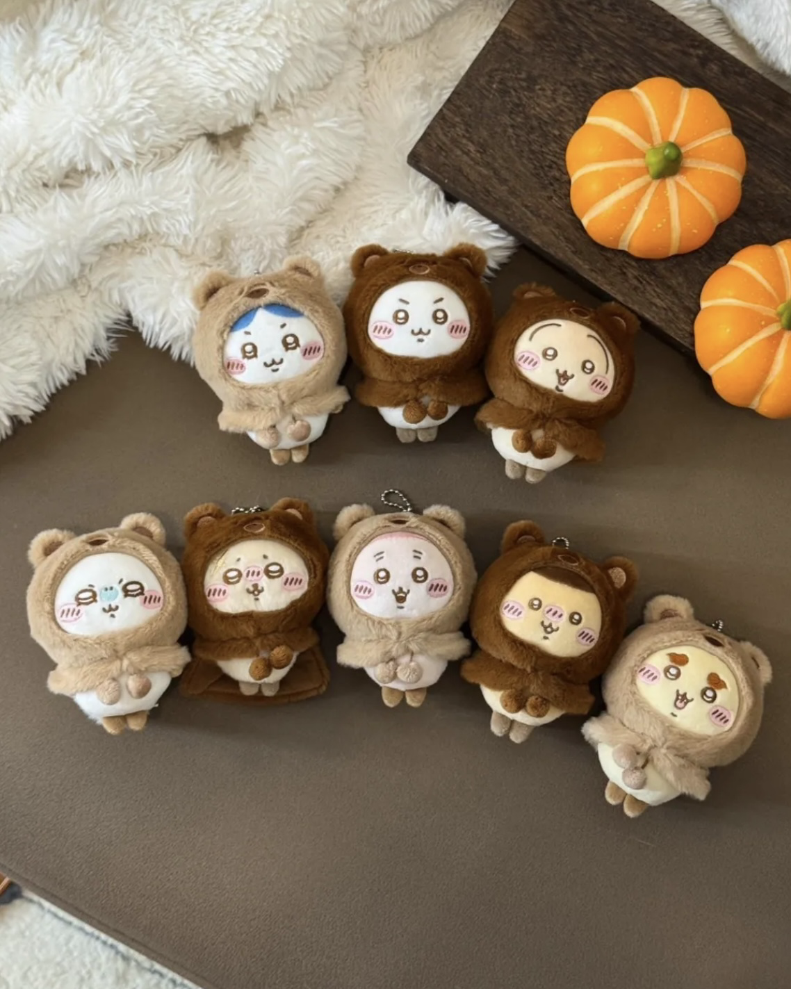 <正版授權>名創 MINISO x 吉伊卡哇 CHIIKAWA 冬季限定 小熊套裝 毛絨 吊飾娃