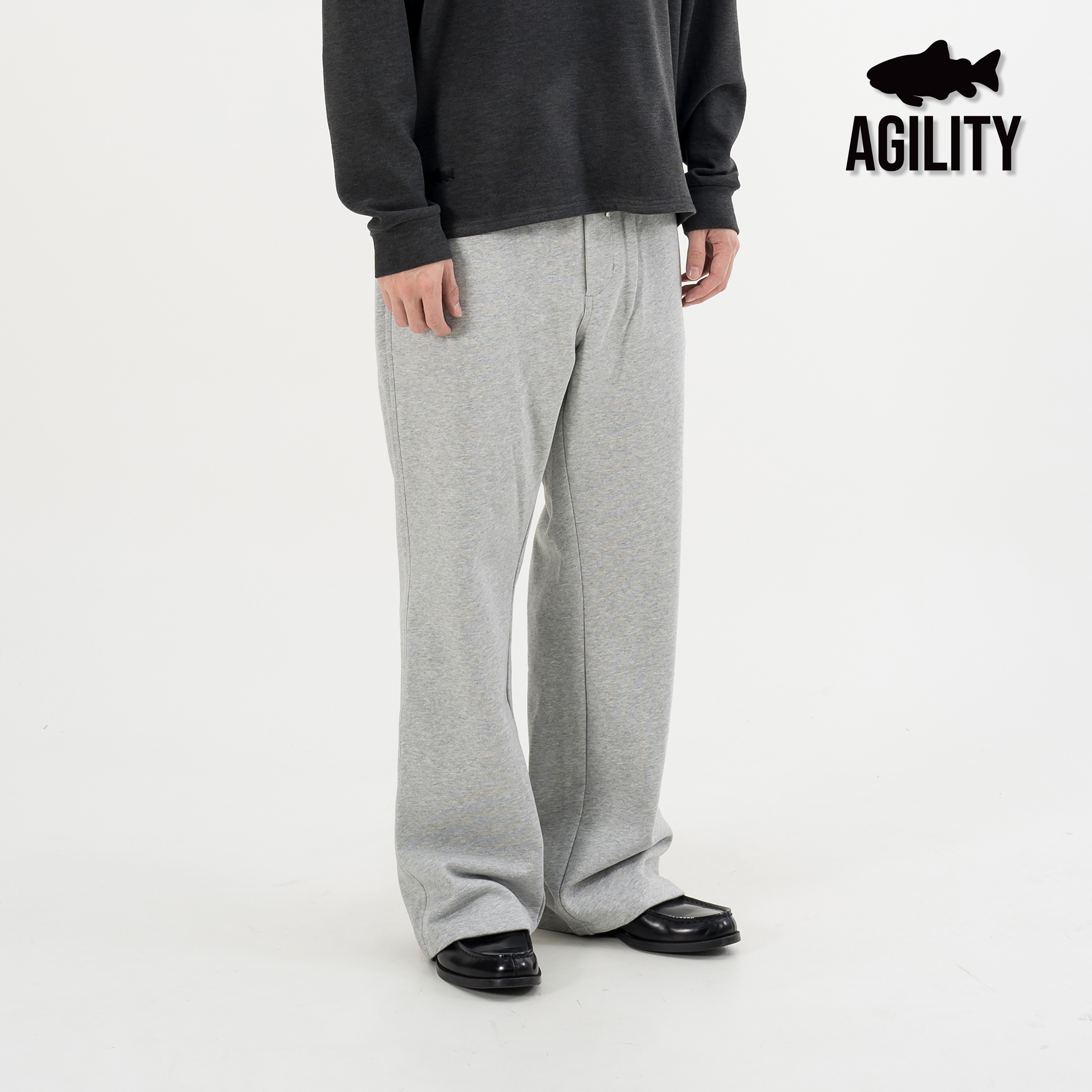 AGILITY BootCut Sweat Pants 棉質 剪裁 喇叭長褲 [HC2]