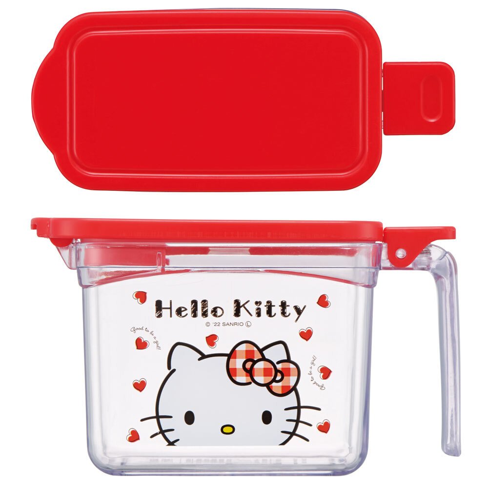JP Hello Kitty 一按即開調味料盒 0393