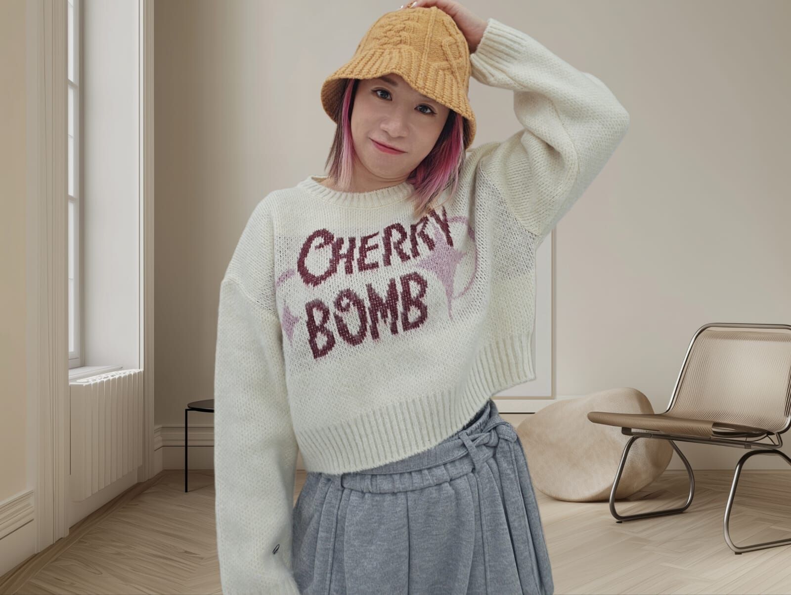 韓國 CHERRY BOMB冷衫（K11 F152）