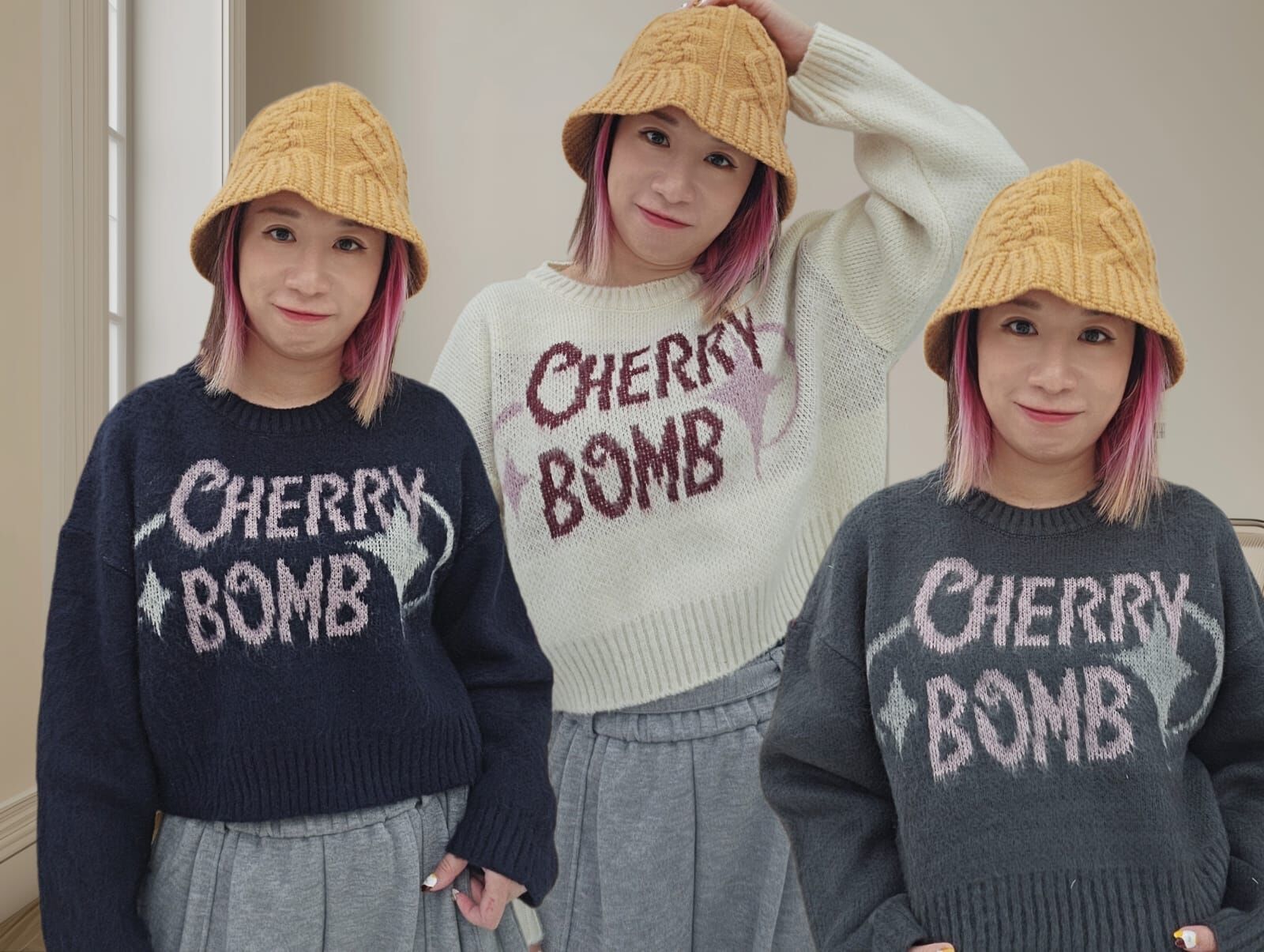 韓國 CHERRY BOMB冷衫（K11 F152）