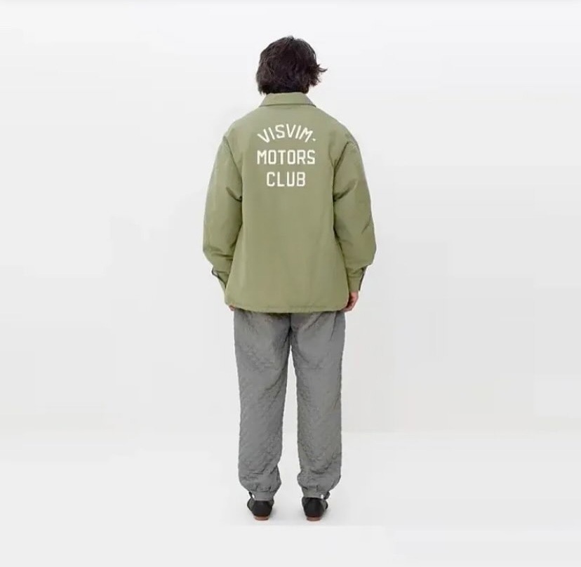 VISVIM MOTOR CLUB COACH DOWN JKT - OLIVE SIZE 1 PRE ORDER ITEM (預訂中)