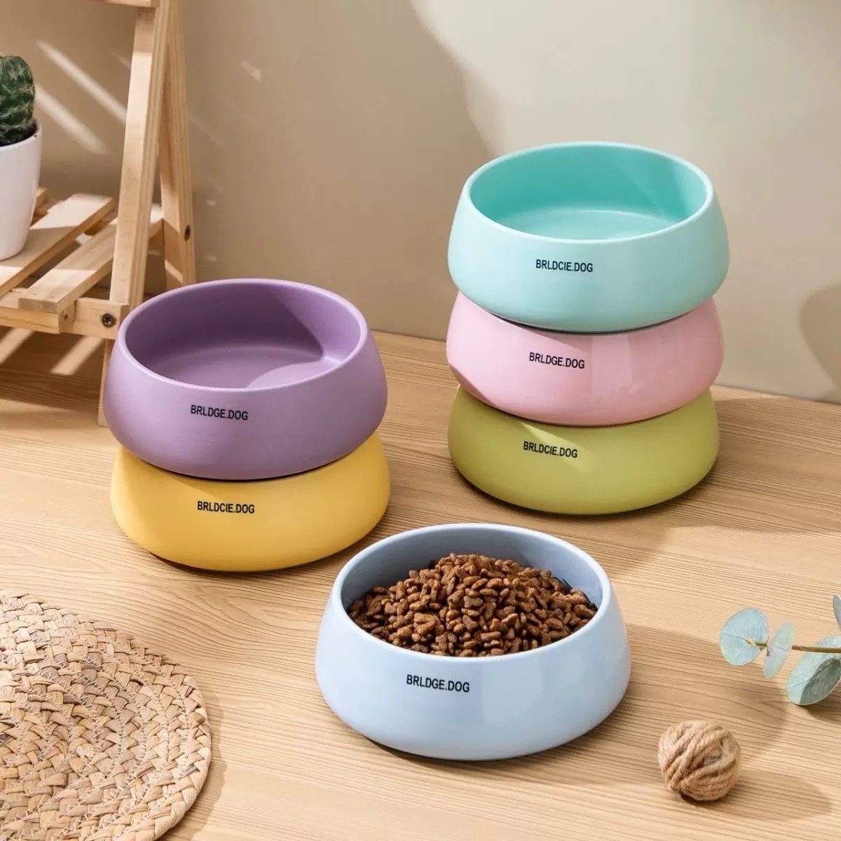 BRILDCE.DOG 彩色单色小碗 13CM