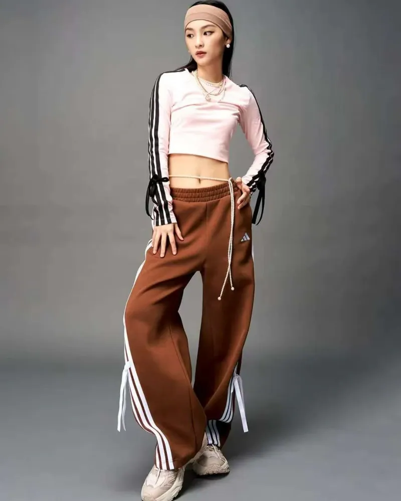 【預購】ADIDAS W 圓領合身 蝴蝶結上衣 3色 KG3862