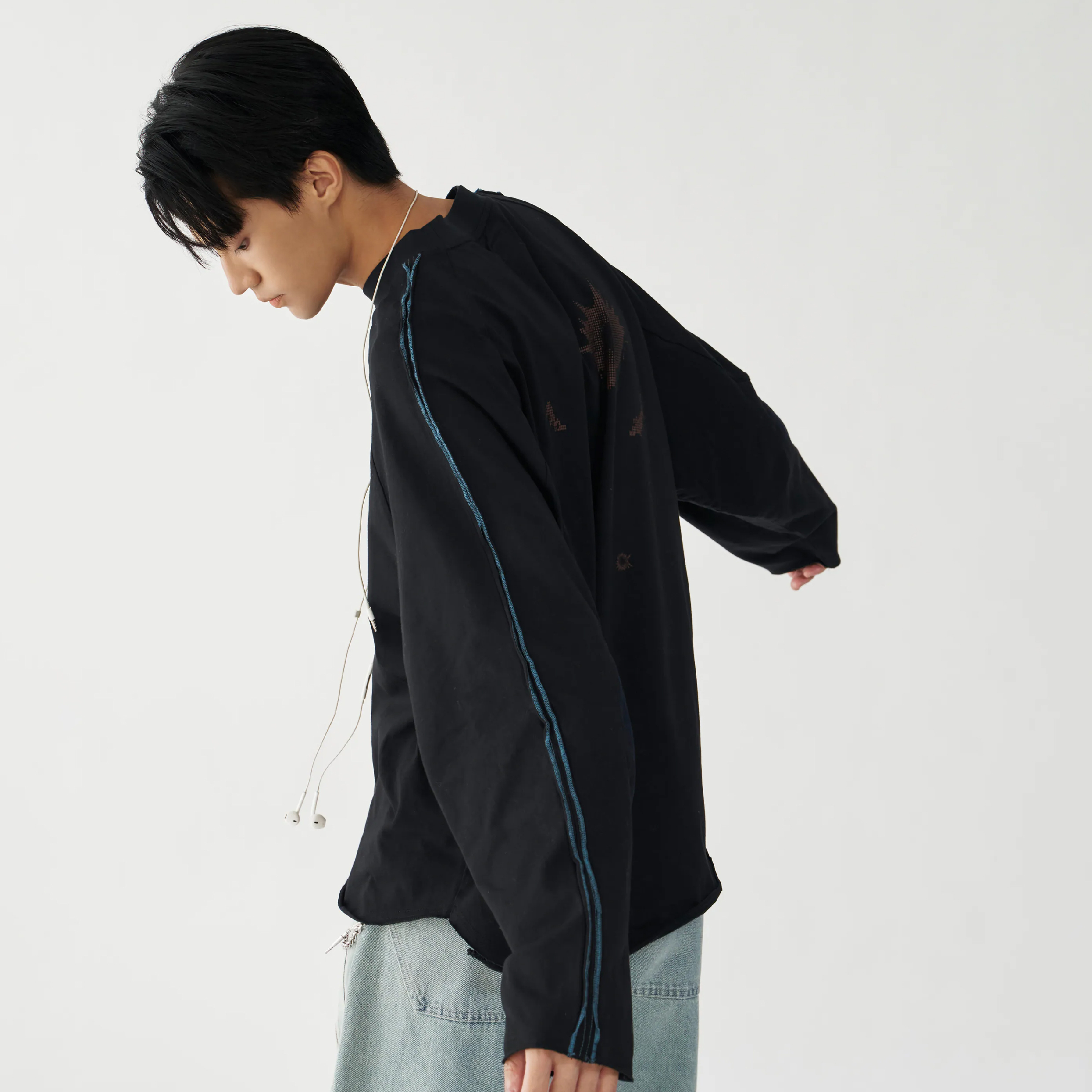 MELSIGN x plain-me The Mess Matrix Merge Tee