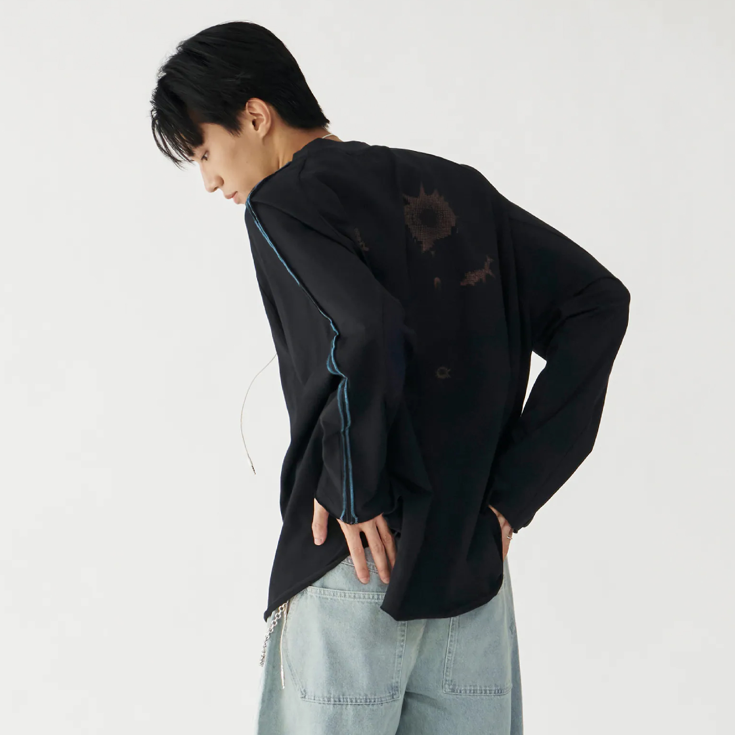 MELSIGN x plain-me The Mess Matrix Merge Tee