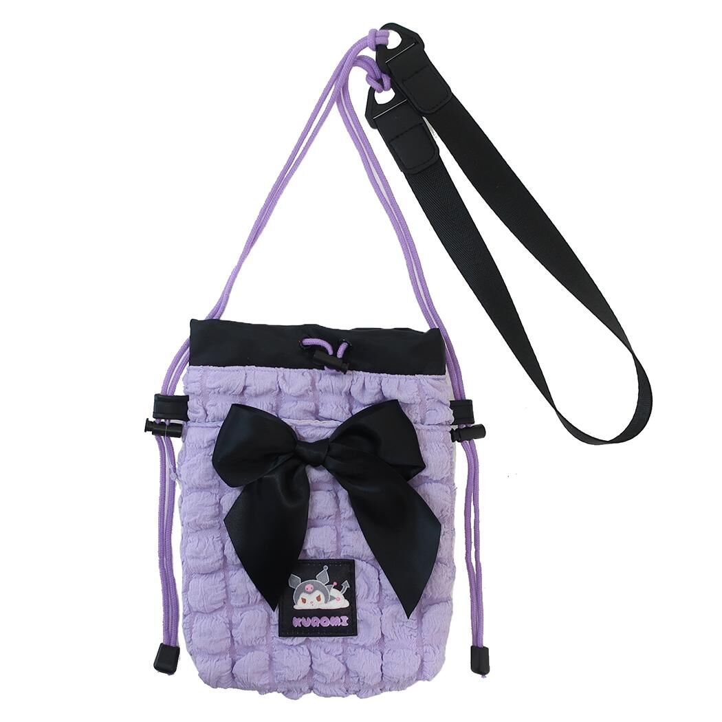 JP Kuromi 雲朵包包造型斜揹袋 紫色 2711