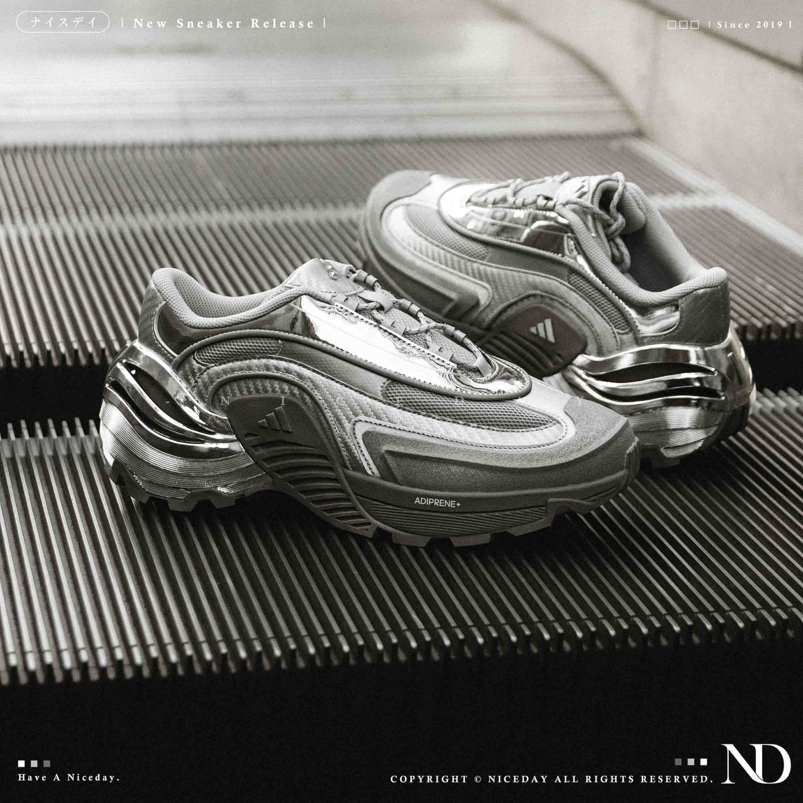 NICEDAY 代購 Juice x Adidas Wonder Runner Turbo 金屬 灰 銀 銀灰 復古 科技 未來 JR9635