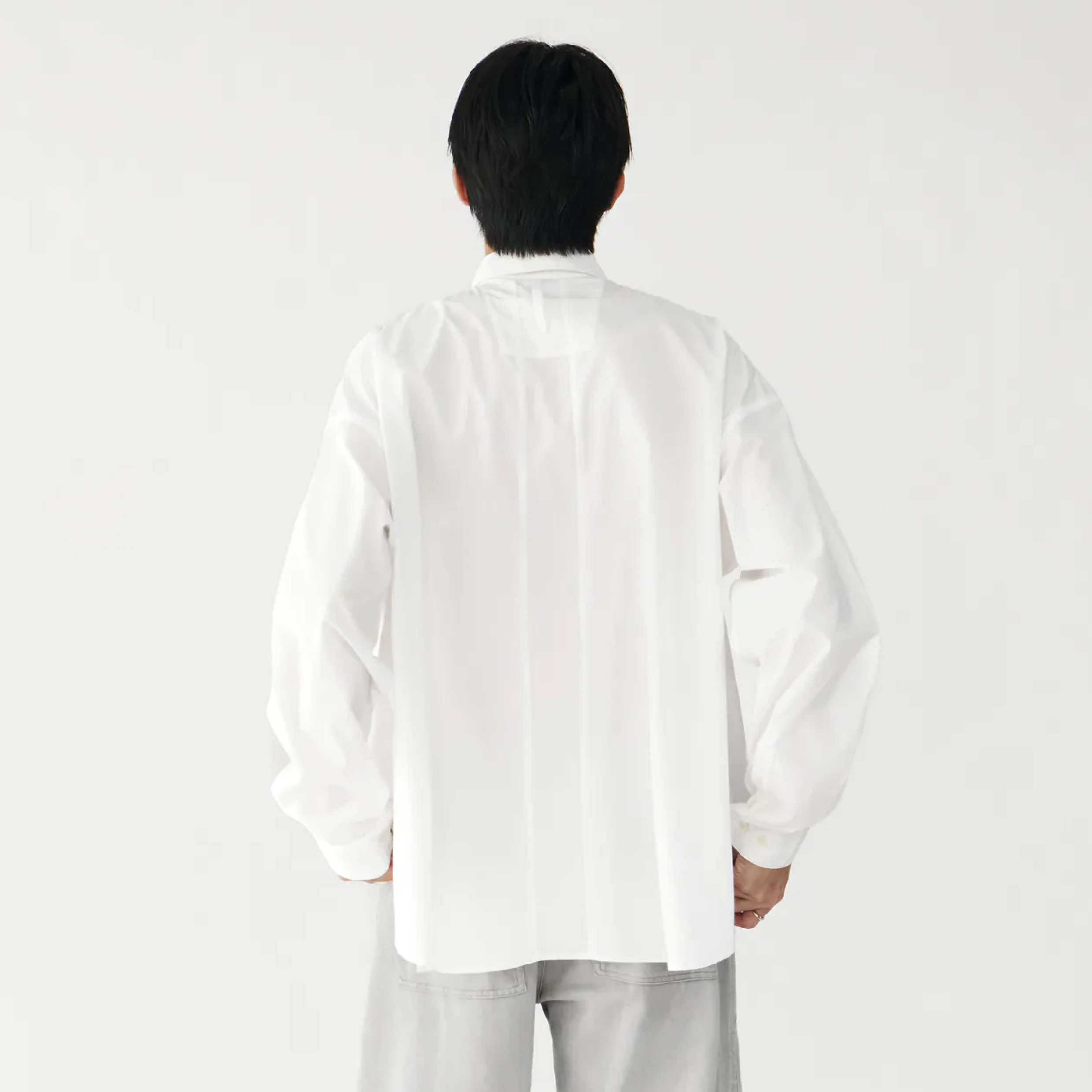 MELSIGN x plain-me Stain Trim Pocket Shirt
