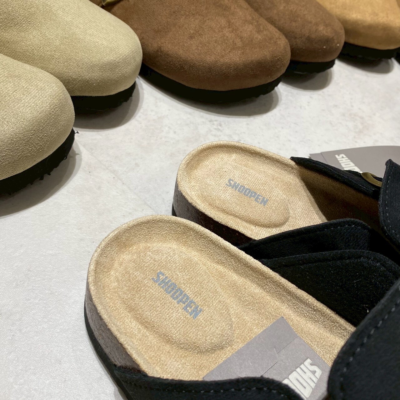 SHOOPEN 韓國麂皮穆勒拖鞋 HPCV4FA401