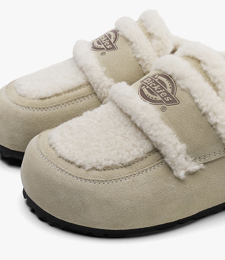 代購-Dickies 保暖 毛毛 防滑防磨  厚底拖鞋