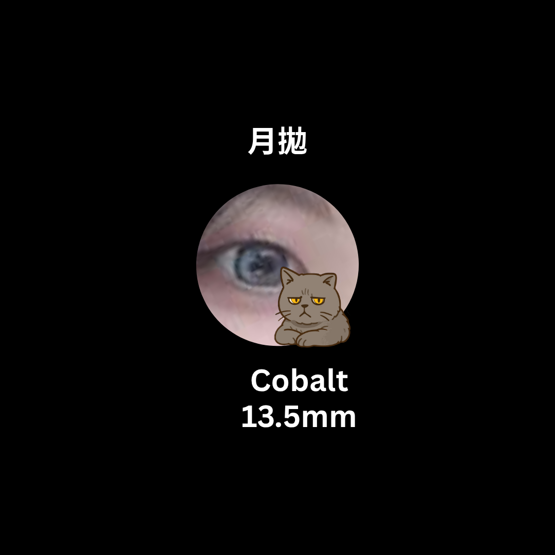 [月拋] Vivienne Westwood Fixing Roun Grande Cobalt 彩妝隱形眼鏡｜每盒1片