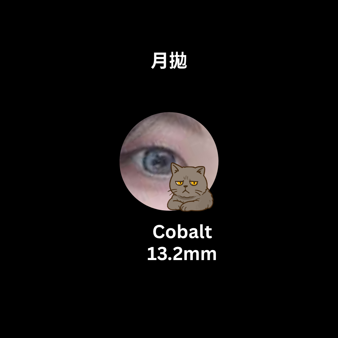 Vivienne Westwood 1 month ROUN Cobalt 月拋棄型有色彩妝隱形眼鏡｜每盒1片