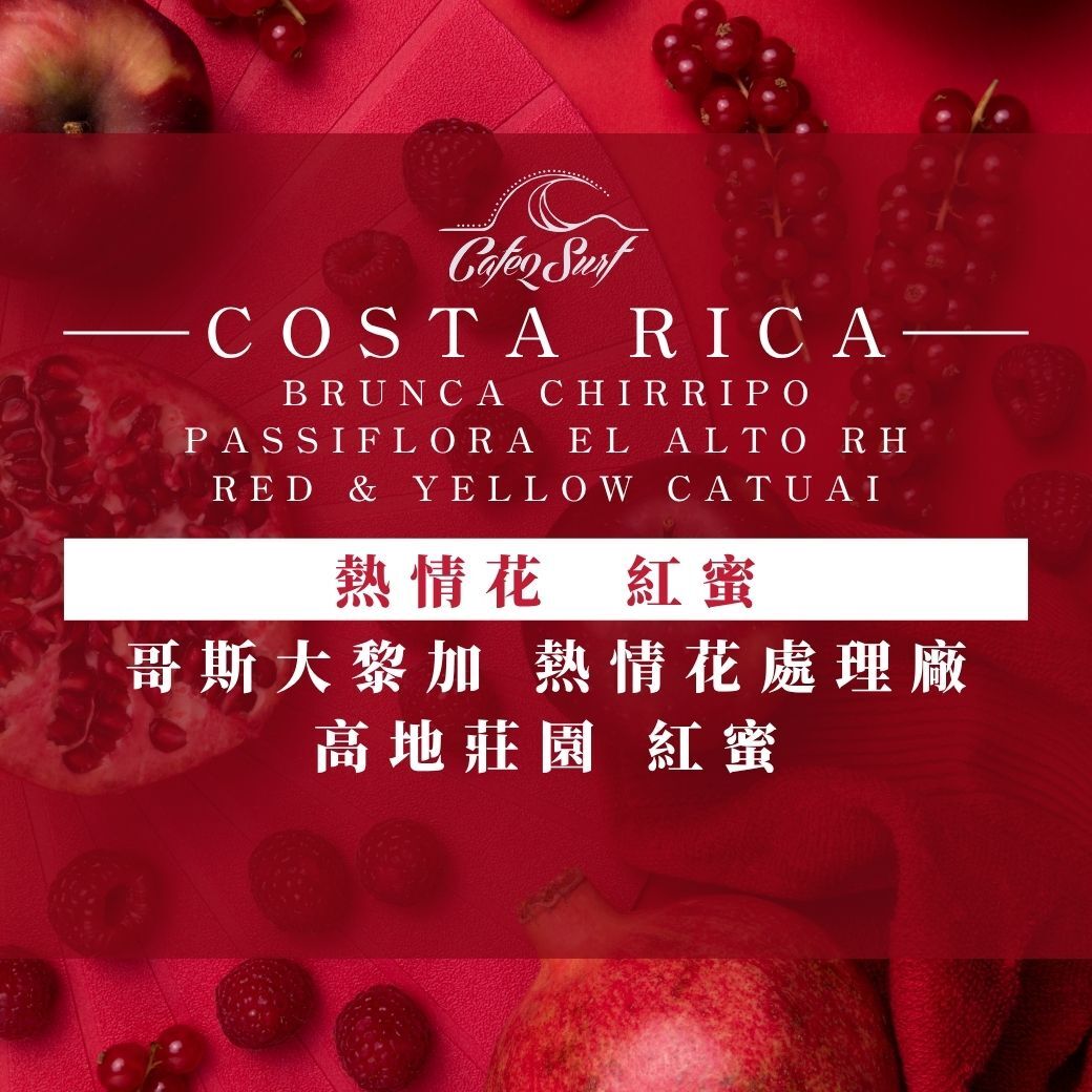 淺烘焙︱#2 哥斯大黎加 熱情花處理廠 高地莊園 紅蜜﹙半磅裝／227g﹚