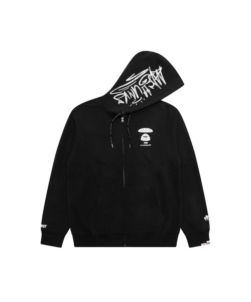 【AAPE】AAPE BASIC ZIP UP HOODIE