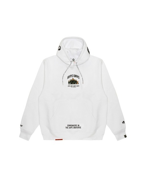 【AAPE】AAPER "APES AND PLANET EARTH" PULLOVER HOODIE