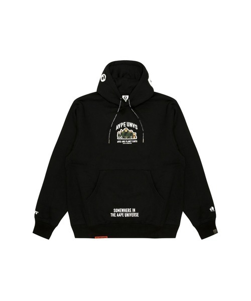 【AAPE】AAPER "APES AND PLANET EARTH" PULLOVER HOODIE