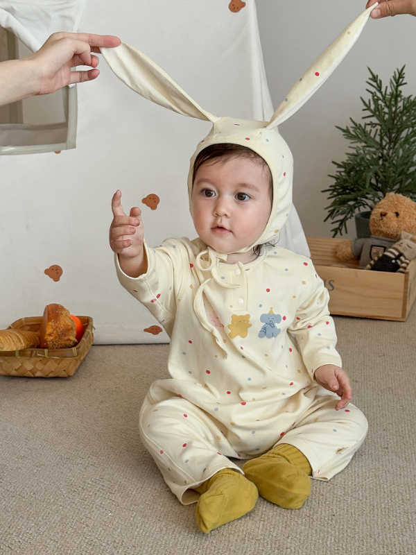 可愛動物彩點連身衣(66-90)