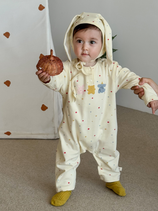 可愛動物彩點連身衣(66-90)