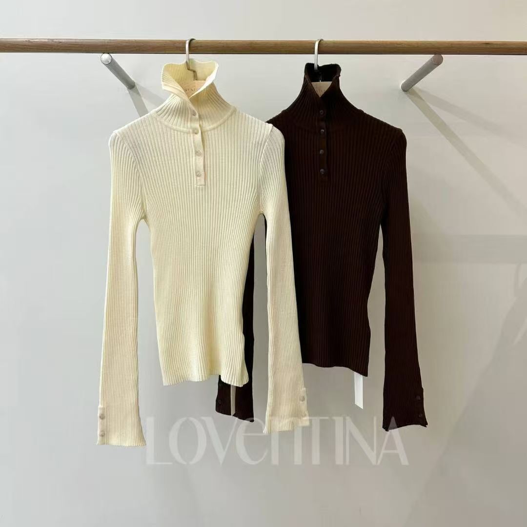 GB5254 暗坑紋排扣樽領織紋上衣