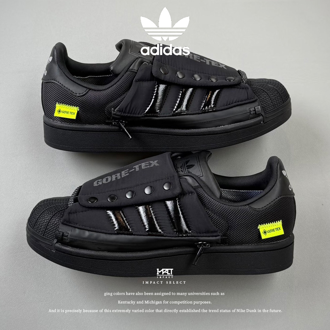 adidas originals Superstar 2 ORE-TEX®防水 可拆卸 羽絨背心 兩穿 KJ3658