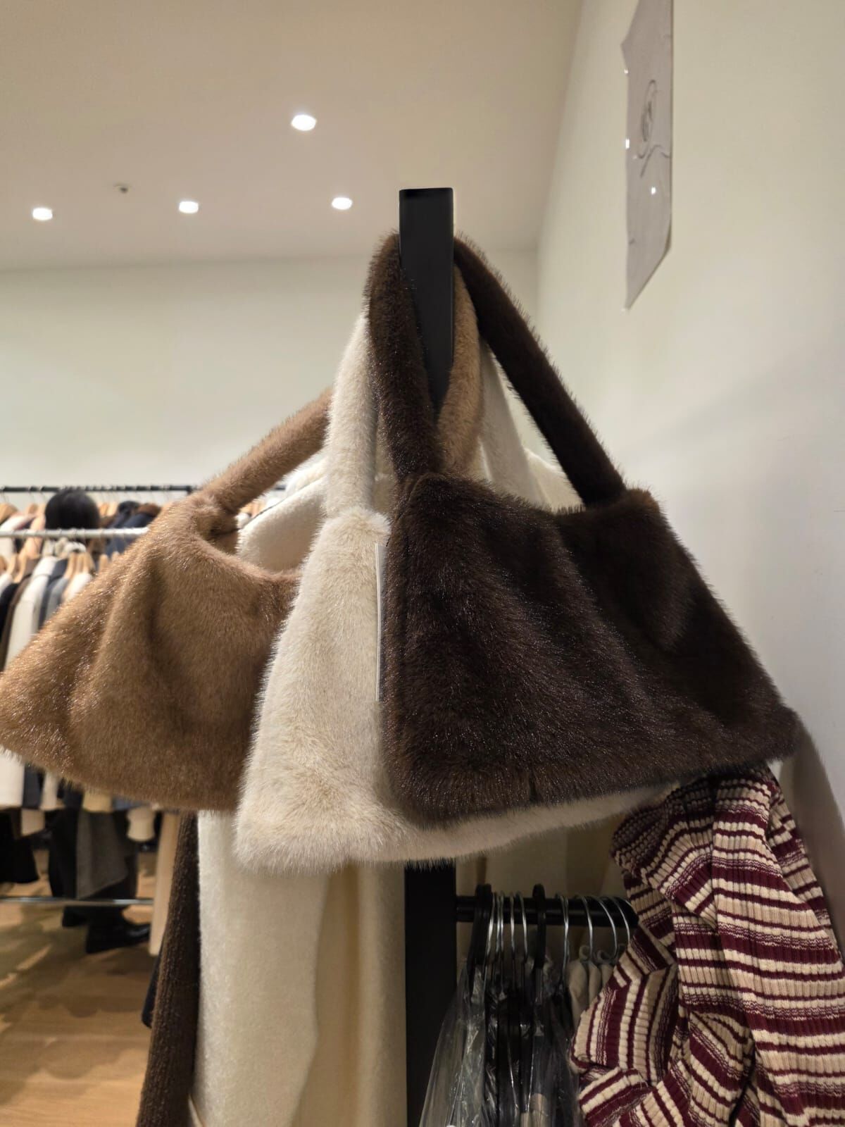 MN5205 氣質毛毛手提袋