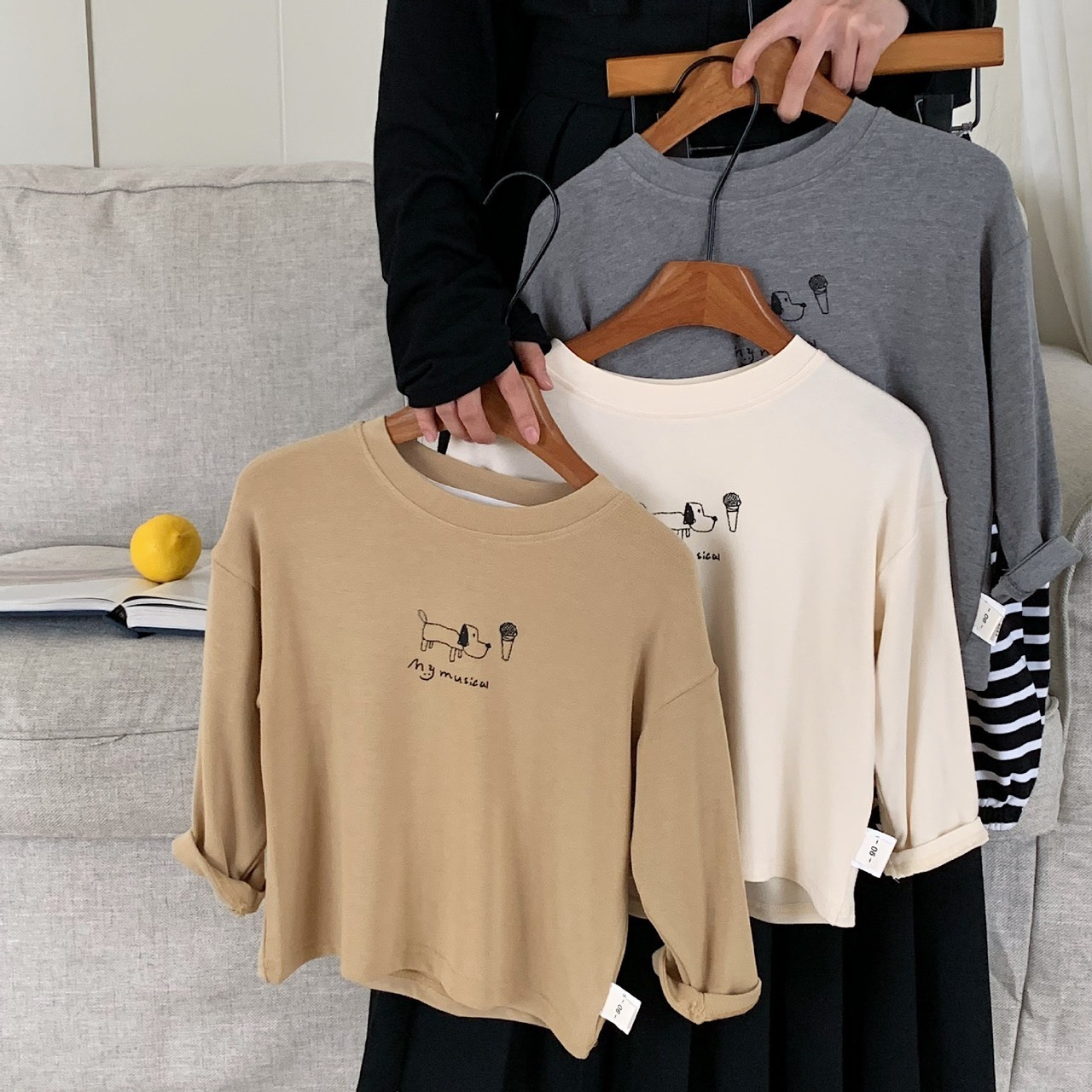 塗鴉小狗休閒上衣