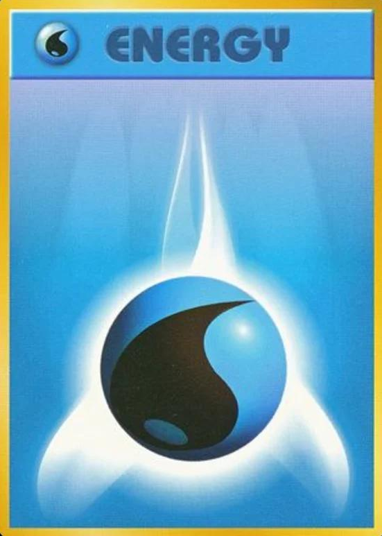 POKEMON JAPANESE VINTAGE WATER ENERGY