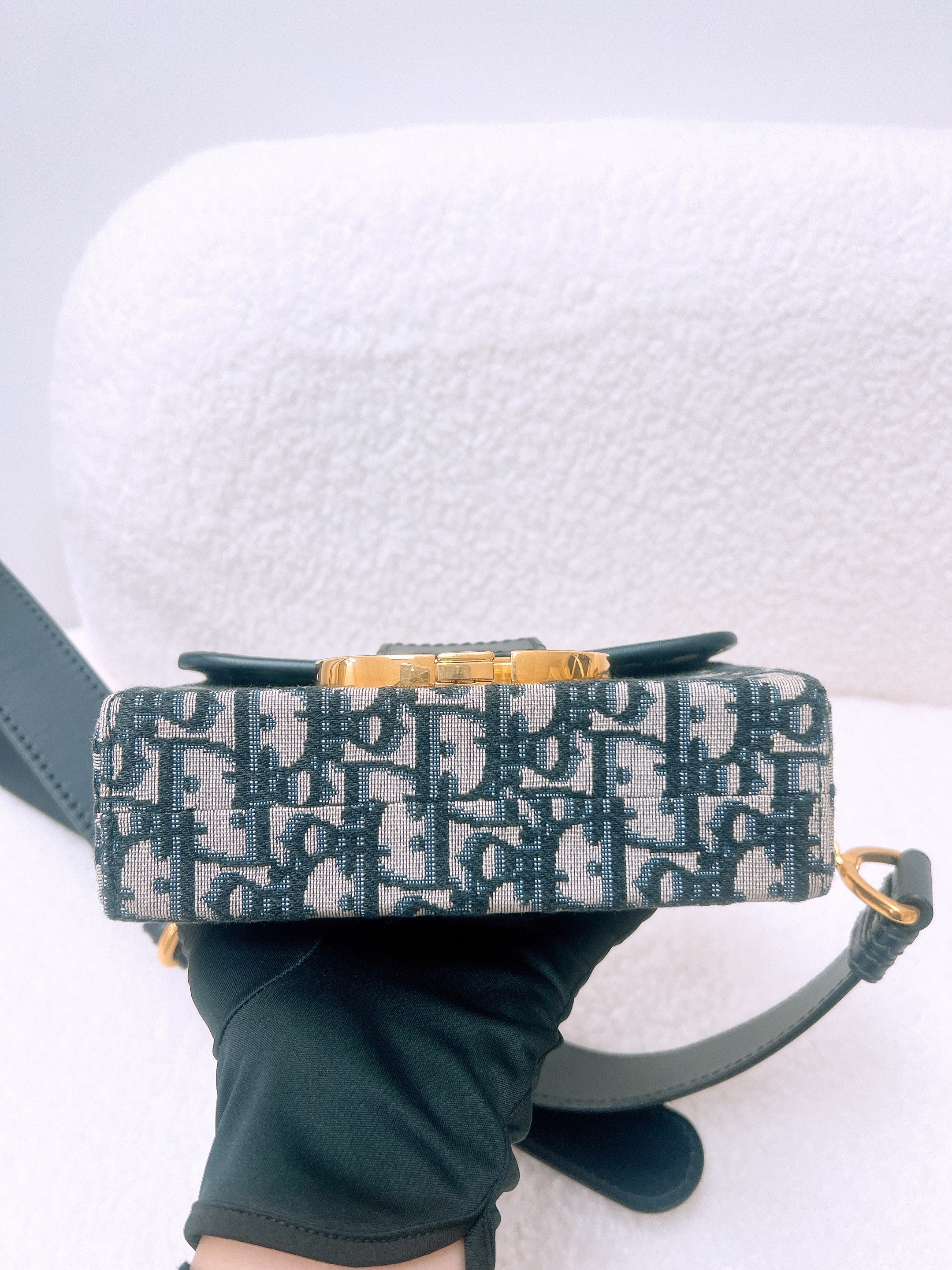 Dior 30 montaigne box (blue oblique)