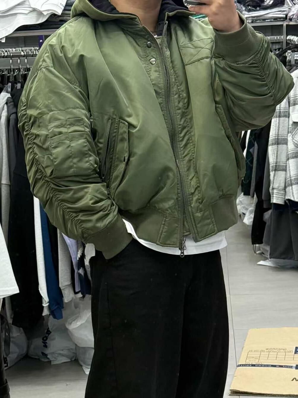 淨色連帽拉鍊外套(雙面) JK2723