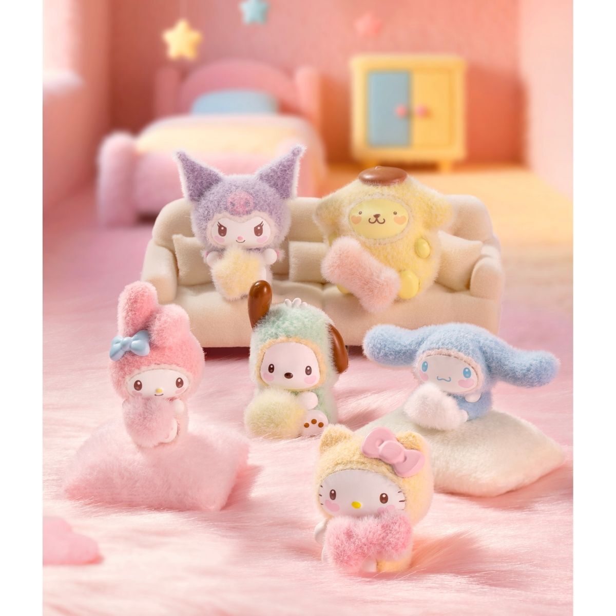 Sanrio characters茸茸小寶貝系列萌趣豆