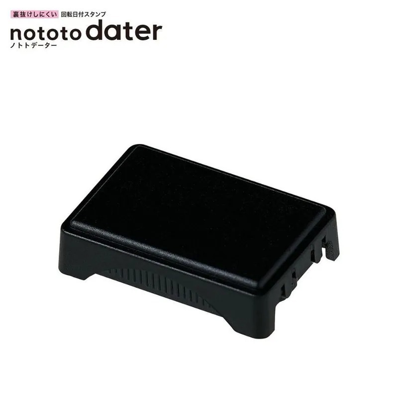 NOTOTO日付印章 專用補充卡匣 黑色墨水墊｜日本SHACHIHATA