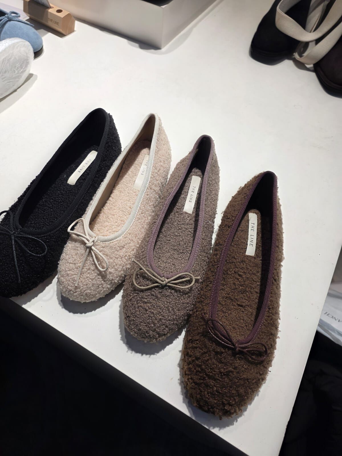 SH5227 泰迪絨平底芭蕾舞鞋 *買大一碼*