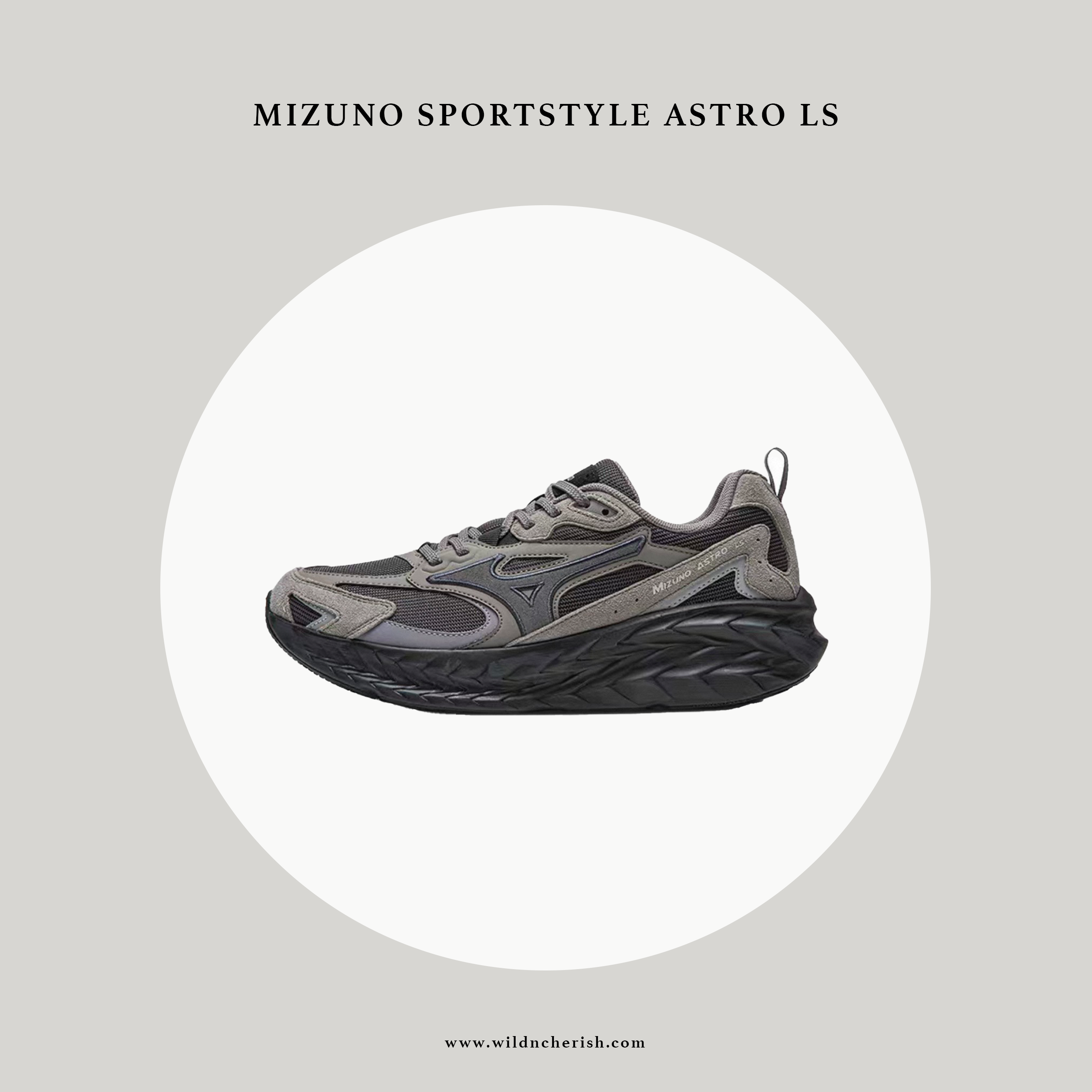 預訂 | Mizuno Sportstyle Astro LS 深灰色