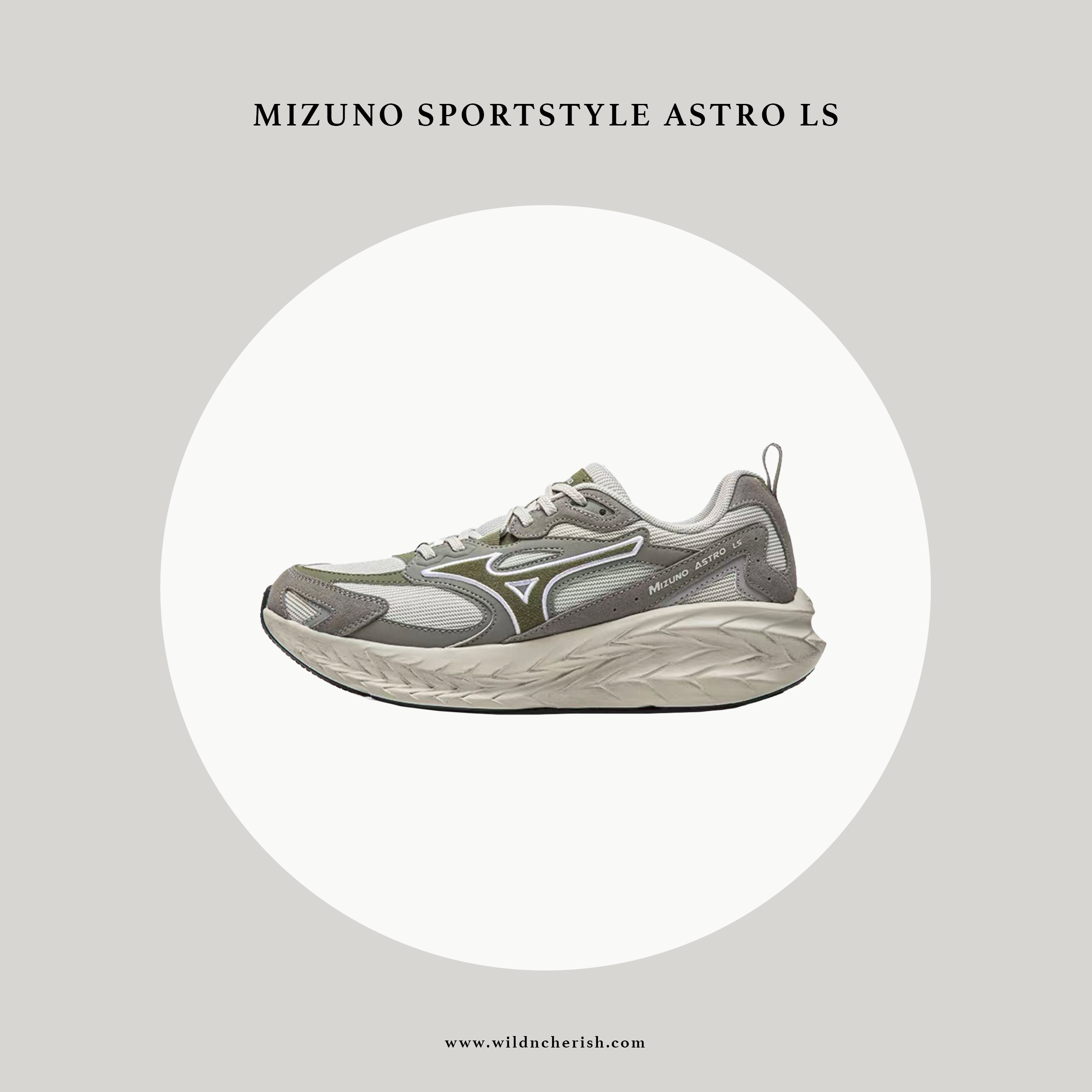 預訂 | Mizuno Sportstyle Astro LS 橄欖綠色