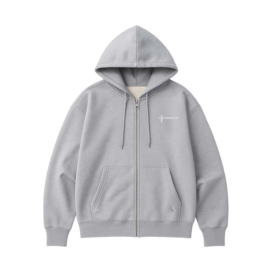 [FROM KREAM] PEACEMINUSONE x 2025 MAMA Awards Peacemamaone Zip Up Hoodie Grey