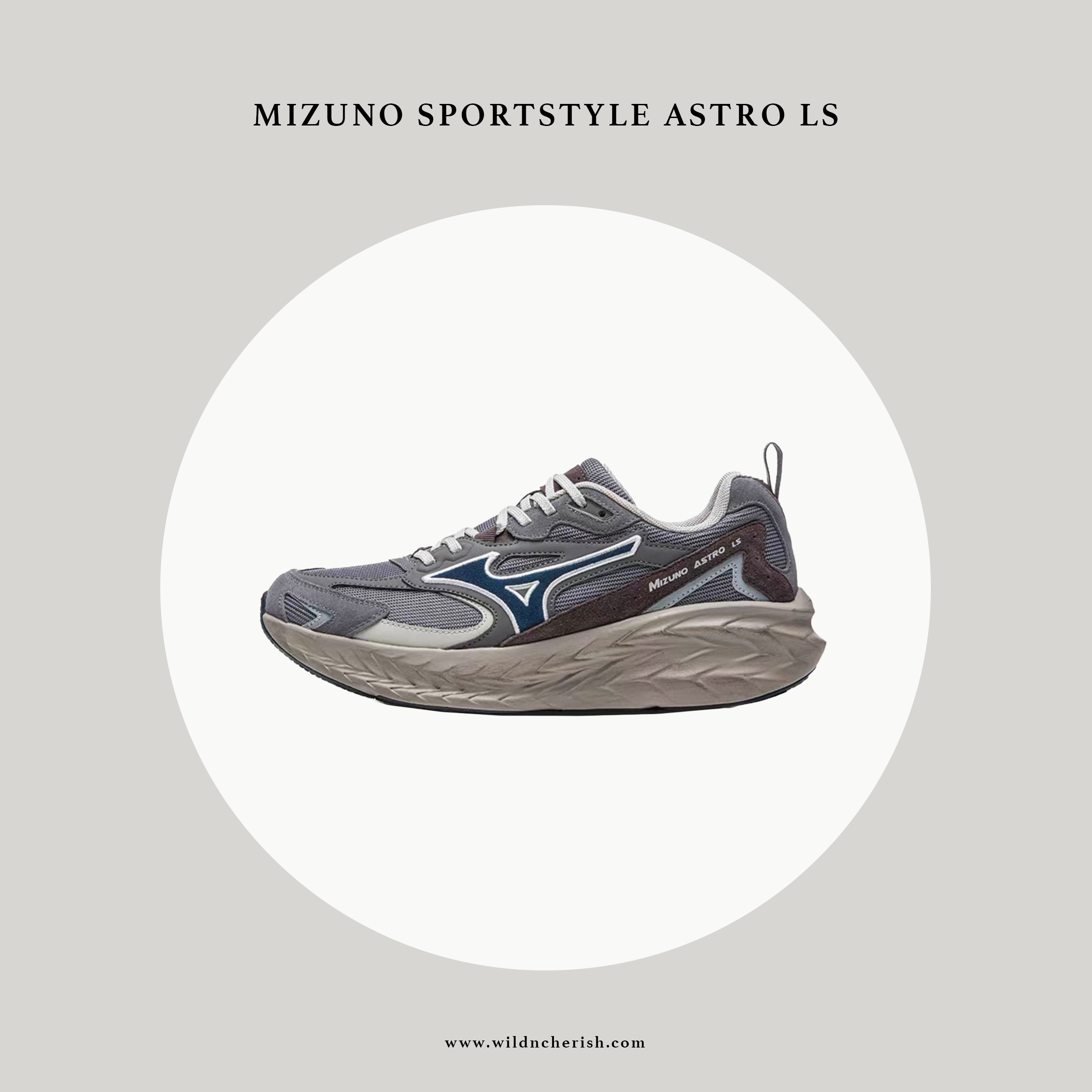 預訂 | Mizuno Sportstyle Astro LS 鋼鐵灰色