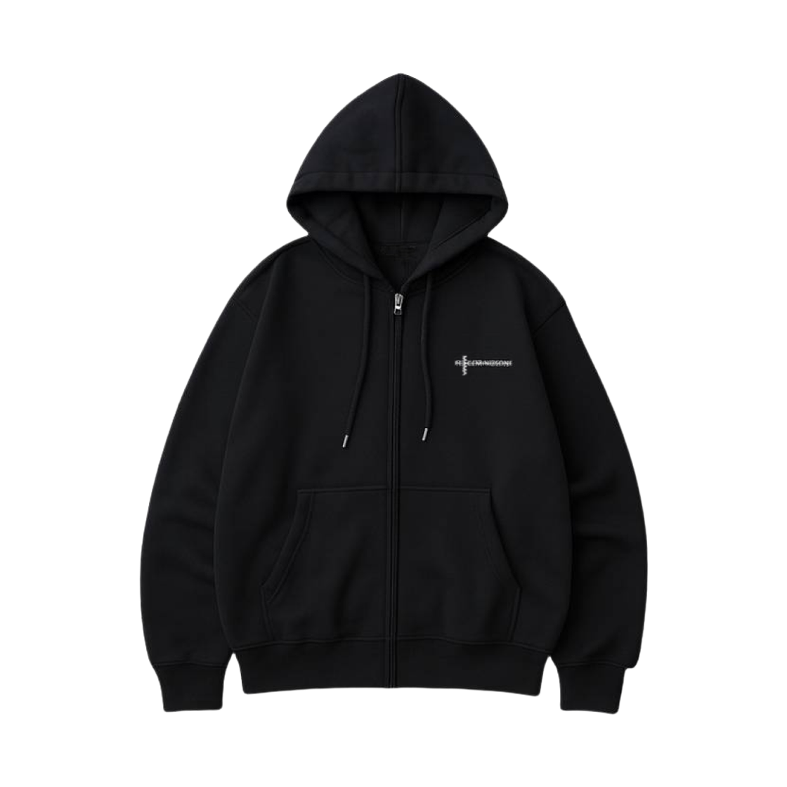 [FROM KREAM] PEACEMINUSONE x 2025 MAMA Awards Peacemamaone Zip Up Hoodie Black