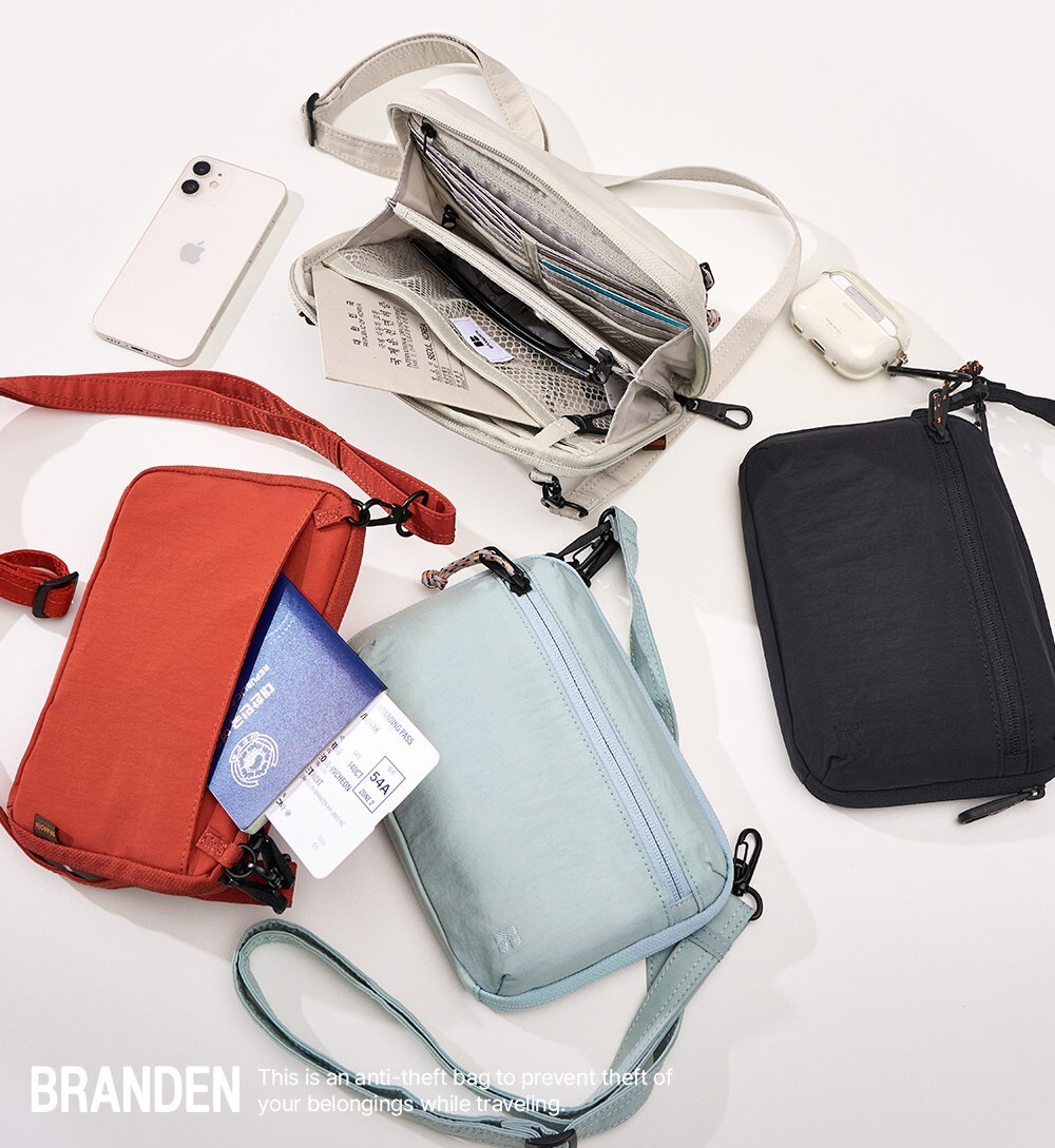 [Branden] Safe Plus | 防盜旅行 Wallet Bag