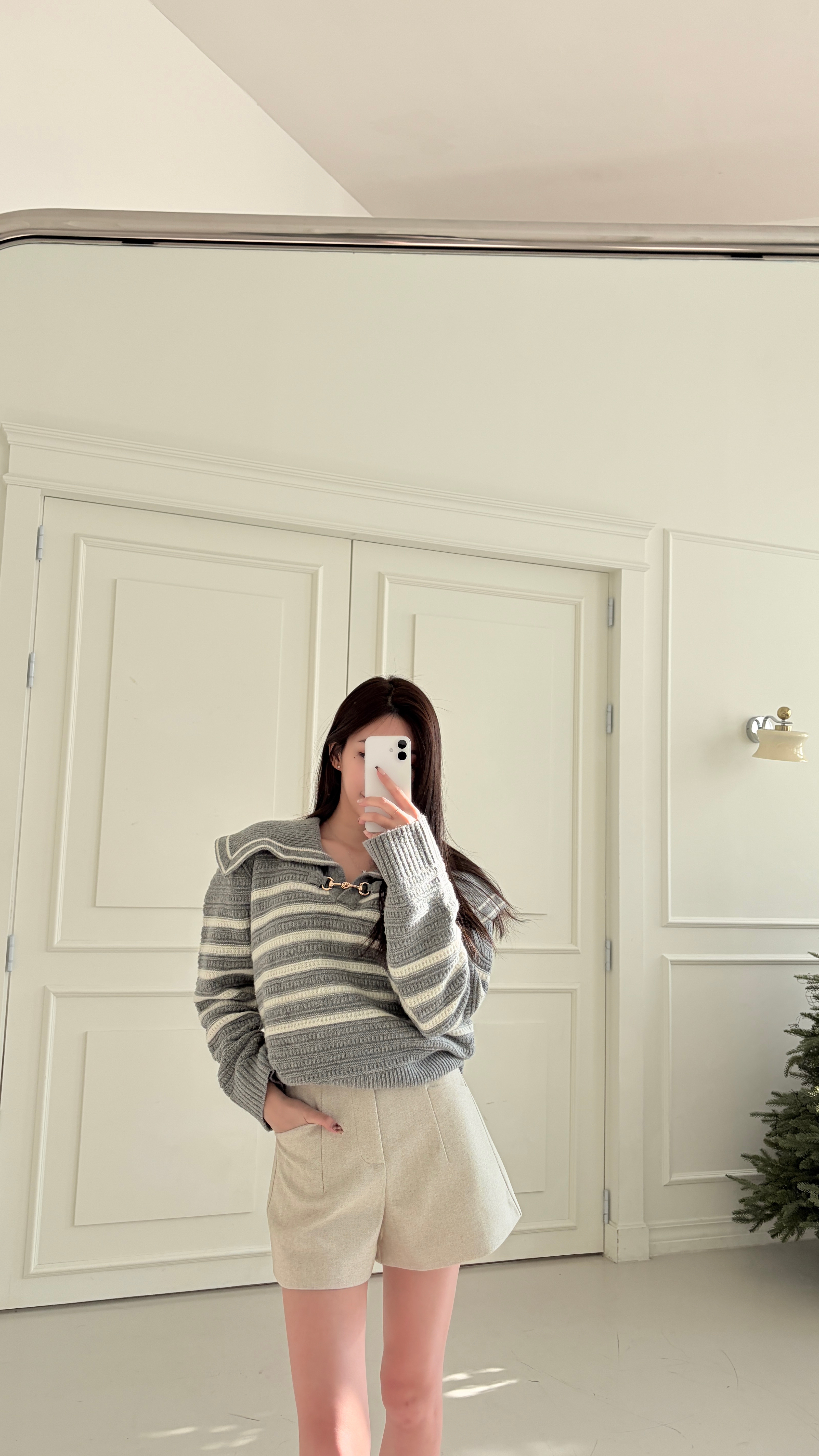 🇰🇷百搭簡約｜挺版皮帶西裝短褲