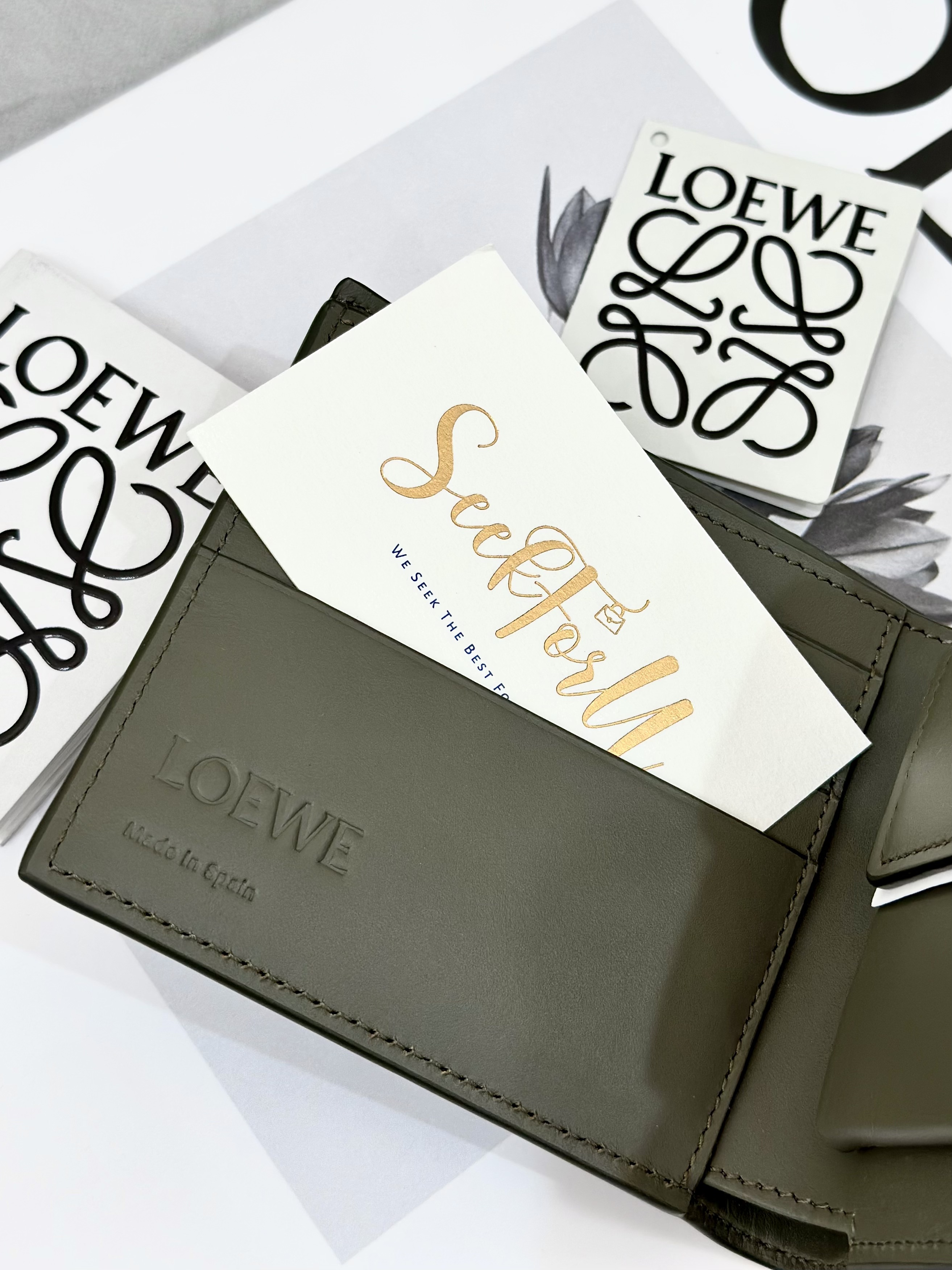 LOEWE Bifold Coin Wallet